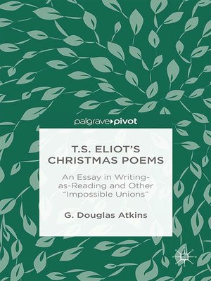 cover image of T.S. Eliot's Christmas Poems